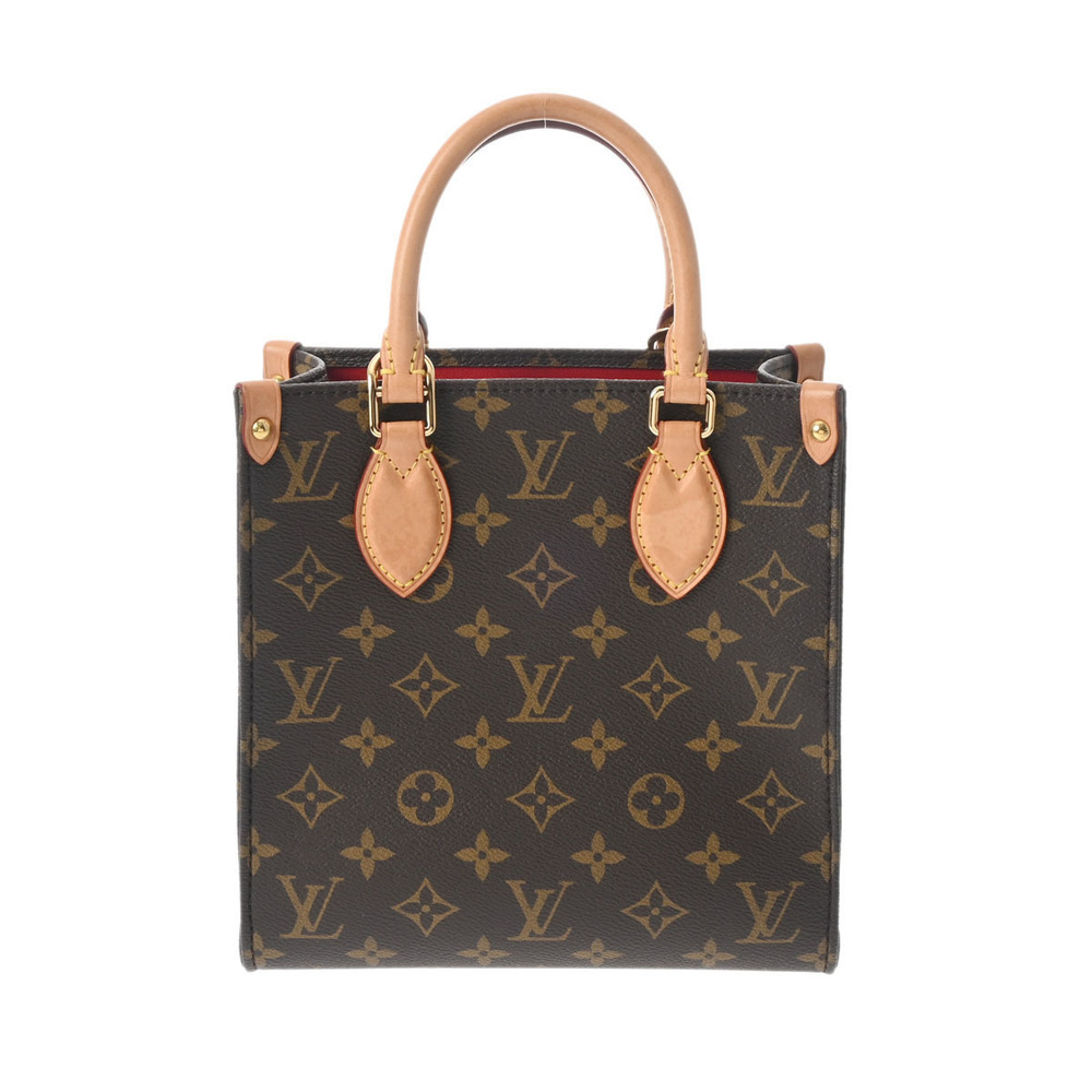 Louis Vuitton Brown Monogram Canvas Plat Handbag Sac - Picture 2 of 11